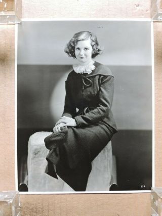 Elizabeth Allan Dw Glamour Portrait Photo By Harvey White 1933 Looking Forward