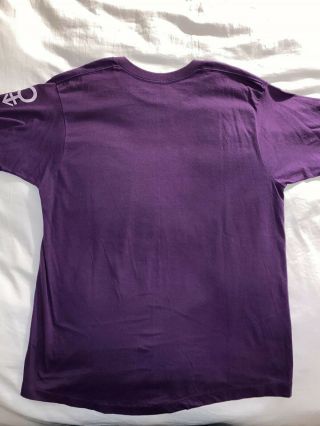 Vintage Prince and The Revolution Purple Rain Tour Local Crew T - Shirt Size XL 3