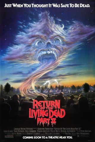 Return Of The Living Dead Part Ii 1987 Theatrical Movie Poster