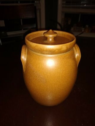Wj Gordy Ga Art Pottery Jar With Lid