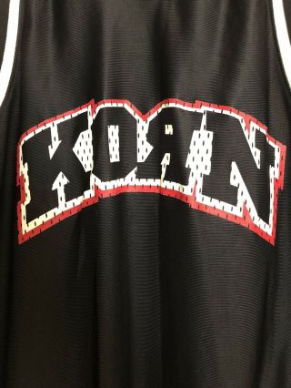 Vintage Korn Life Is Peachy Basketball Jersey Size L 1998 Giant 2