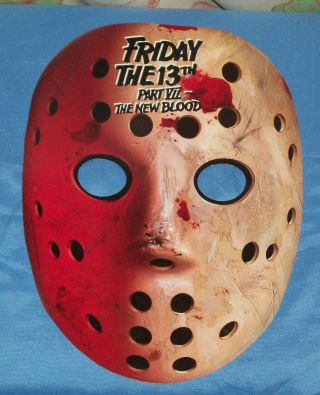 Vintage Friday The 13th Part Vii - - The Blood Mask Promo Promotional