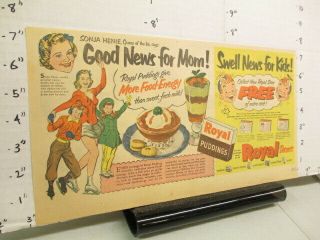 Newspaper Ad 1952 Royal Alice Wonderland Trading Card Sonja Henie Ann Sothern