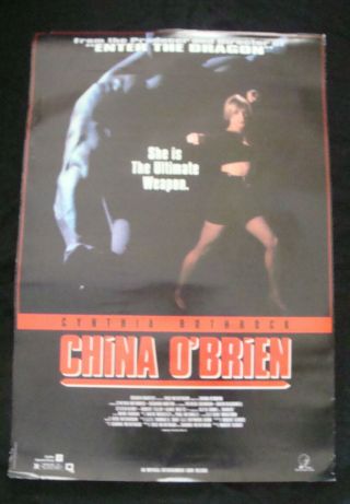 China O’brien Movie Poster Cynthia Rothrock Video Promo