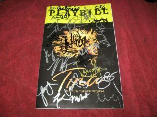The Tina Turner Musical Broadway Cast Autographed Playbill Only Two