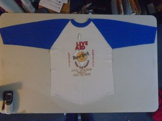 Live Aid Crew Shirt - Hard Rock