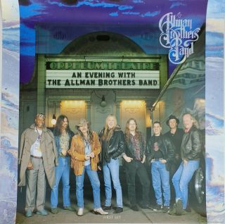Allman Brothers Band Poster - An Evening With The Allman Brothers Band 1992 C.