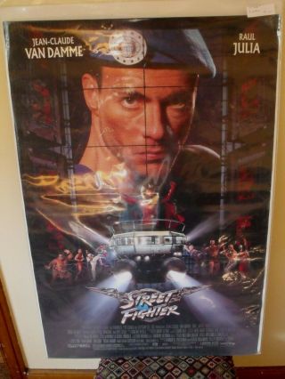 Street Fighter Movie Poster Ds 27x40 Jean Claude Van Damme 1994