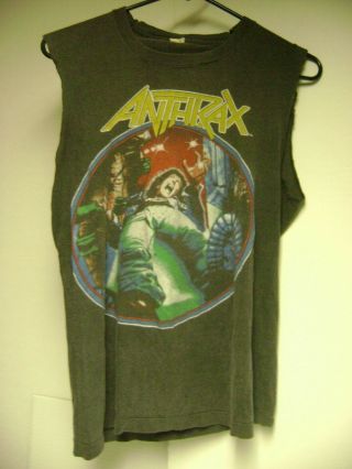 Anthrax 1986 Spreading The Disease Tour Shirt Vintage Thrash Metal T