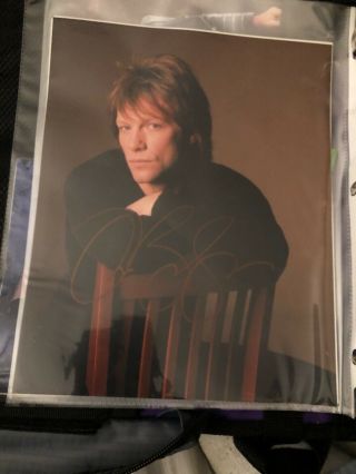 Jon Bon Jovi Autograph