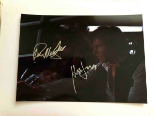 Harrison Ford Peter Mayhew Han Solo Star Wars Signed Autograph 6x8 Photo