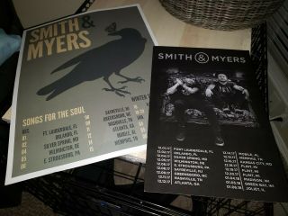 Shinedown Smith & Myers Winter Tour Poster 2017 2018 Songs For The Soul