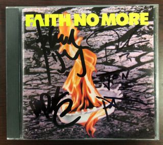 Faith No More The Real Thing Cd Signed Autographed