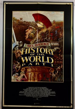 History Of World Part 1 Movie Poster (fine) One Sheet 1981 Mel Brooks 3008