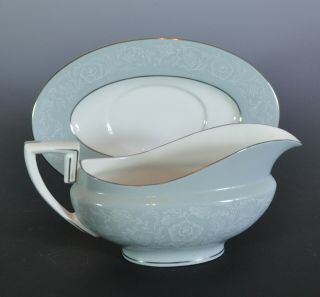 Royal Worcester Fine China Serenade Gravy With Under Tray - Perfect