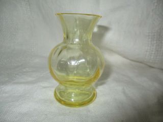 Rare Heisey Sahara Favor Vase With Optics 3 "