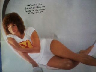 BARBRA STREISAND 1977 Playboy Cover Promo Poster rare 2