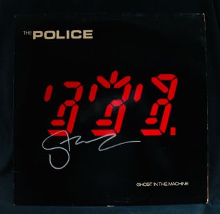 Sting The Police Autographed Ghost In The Machine Album A&m Records