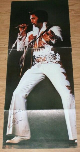 Elvis Presley Usa/roadshow Parker Concert " Thanks Elvis " Poster 1970 