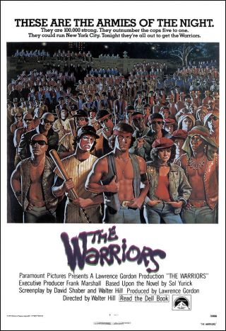 The Warriors Movie Poster Print - 1979 - Action - 1 Sheet Artwork