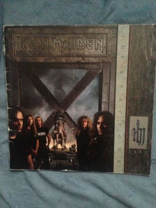 Iron Maiden Vintage 1995 X Factor X Factour Programme Not T Shirt