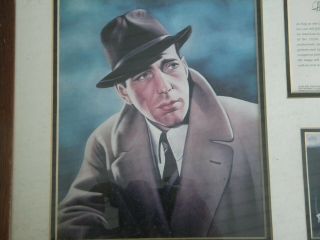 Vintage Humphrey Bogart Lt.  Edition Pictures and Signature Card 0125 if 15,  000 5