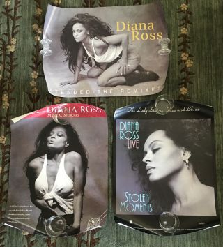 Set Of Three Diana Ross Posters 1994