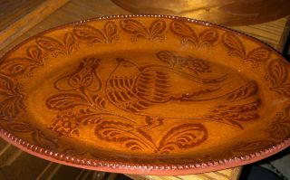 Ned Foltz Redware Pottery Dove Plate 2