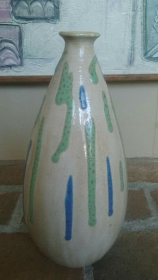 ALDO LONDI BITOSSI Pottery Made in Italy Mid - Century 1960 ' s Vase Impressed Mark 4