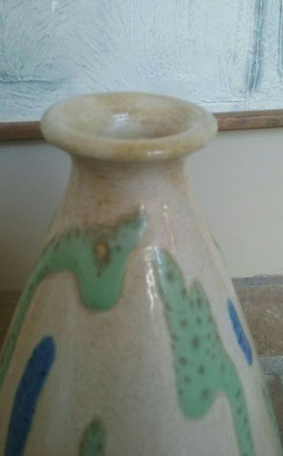 ALDO LONDI BITOSSI Pottery Made in Italy Mid - Century 1960 ' s Vase Impressed Mark 5