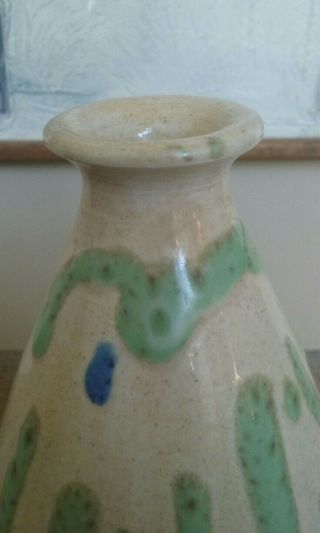 ALDO LONDI BITOSSI Pottery Made in Italy Mid - Century 1960 ' s Vase Impressed Mark 6