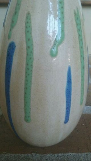 ALDO LONDI BITOSSI Pottery Made in Italy Mid - Century 1960 ' s Vase Impressed Mark 7