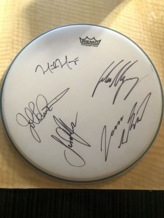 Dream Theater Signed Drumhead - Full Band - Current Lineup