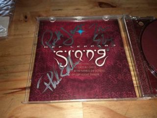 Def Leppard Signed Cd Led Zeppelin Aerosmith Kiss Rush Queen Journey Ac/dc Dio