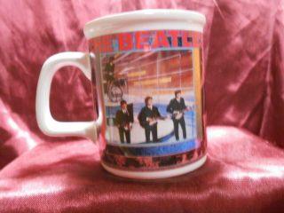 The Beatles Rare Complete Set Of 4 Coffee Mugs 1991 10 oz.  Paul George John Ringo 3