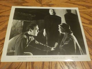 Vintage 1943 8x10 Photo " Frankenstein Meets The Wolf Realart Release