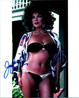 Joan Collins Signed 8x10 Photo Picture Autographed And