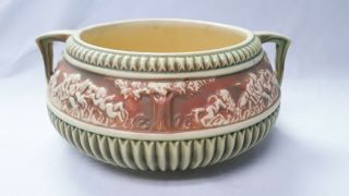 Antique Roseville Pottery Donatello Ceramic Handled Bowl – 93019a