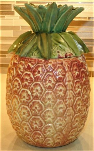 Vintage Mccoy Pineapple Cookie Jar