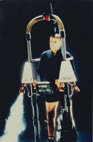 Orig Human Rocket Crew Guide James Bond 007 Film Prop Never Say Never Again