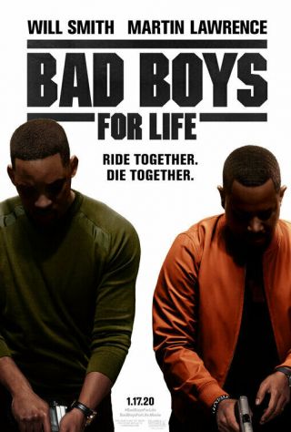 Bad Boys For Life Advance Movie Poster Double Sided 27x40