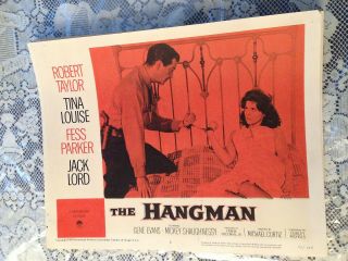 11x14 Lc Set Of 8 - The Hangman - Tina Louise,  Fess Parker,  Robert Taylor,  Jack Lord