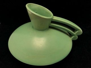 Red Wing Pottery 1580 Mid Century Modern Atomic Pitcher Green