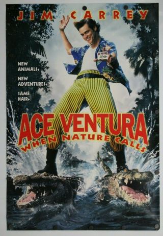 Ace Ventura: When Nature Calls 1995 Single Sided Movie Poster 27 " X 40 "