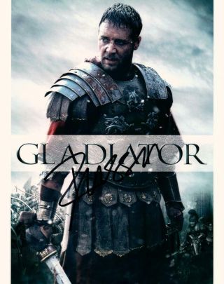 Russell Crowe Gladiator 8x10 Autographed Photo Picture Signed Pic With