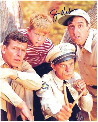Jim Nabors Hand - Signed The Andy Griffith Show 8x10 Authentic W/ Mayberry Men