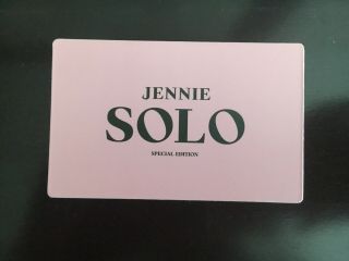 BLACKPINK Jennie Solo Special Edition KTown4u Lenticular Photocard 3
