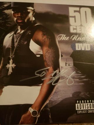 50 Cent (curtis Jackson) Signed Autographed The Breed Cd/dvd Cover Psa