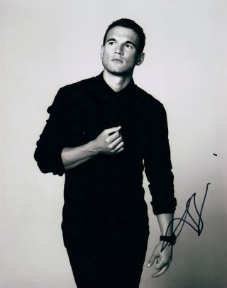 Alex Russell Signed Autograph 8x10 Photo S.  W.  A.  T.  Handsome Actor
