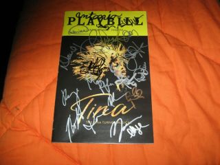 The Tina Turner Musical Broadway Cast Autographed Playbill Only One